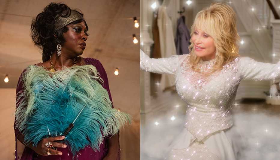 Viola Davis protagoniza la película Black Bottom de Ma Rainey y Dolly Parton protagoniza Christmas on the Square de Dolly Parton.