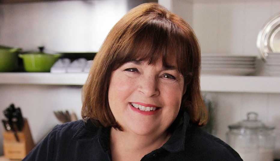 Ina Garten en el programa Barefoot Contessa