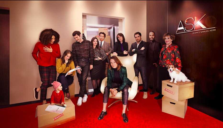 El elenco de &ldquo;Call My Agent&rdquo;.
