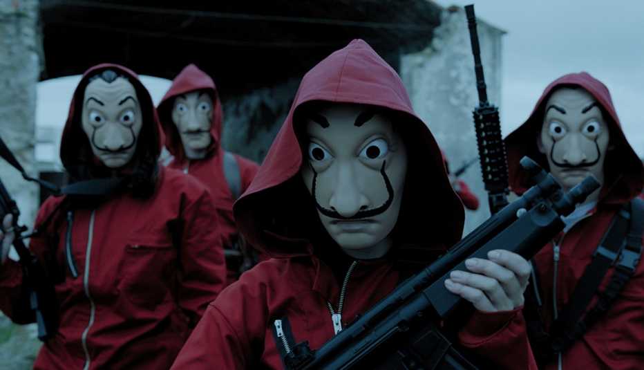 Una escena de &ldquo;Money Heist&rdquo;.