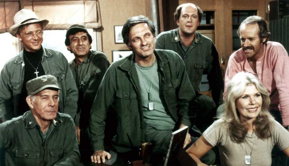 El elenco de "MASH".