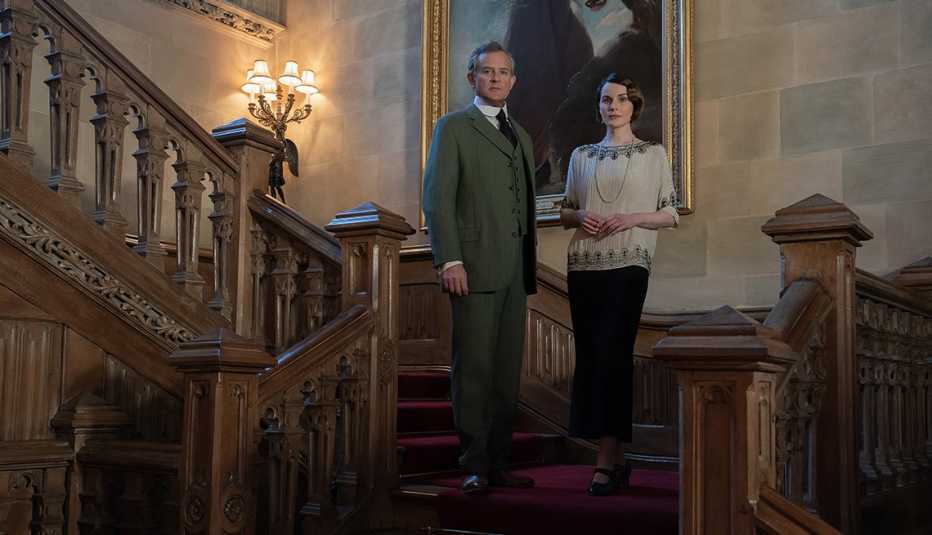 Hugh Bonneville y Michelle Dockery protagonistas de Downton Abbey A New Era Hugh Bonneville y Michelle Dockery protagonistas de Downton Abbey A New Era