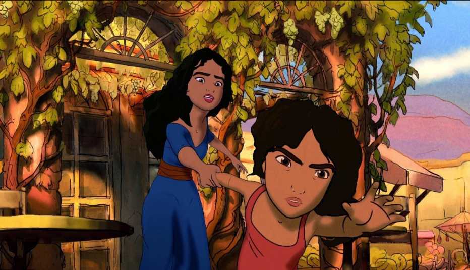 Salma Hayek en la película animada 'Kahlil Gibran's The Prophet' del 2014.
