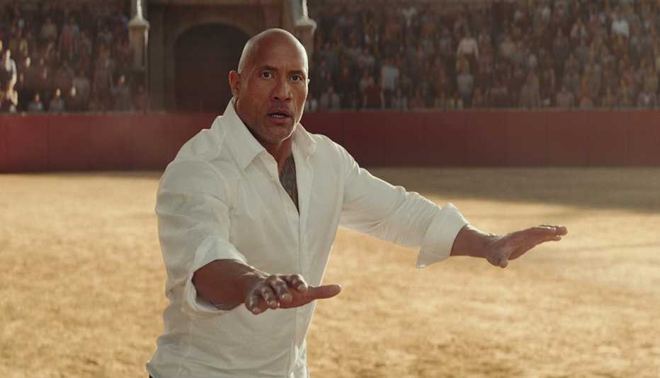 Dwayne Johnson en "Red Notice".
