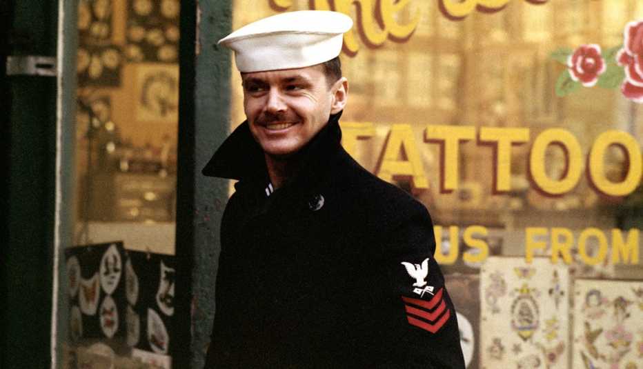 Jack Nicholson como Billy Buddusky en "The Last Detail". Jack Nicholson como Billy Buddusky en "The Last Detail".