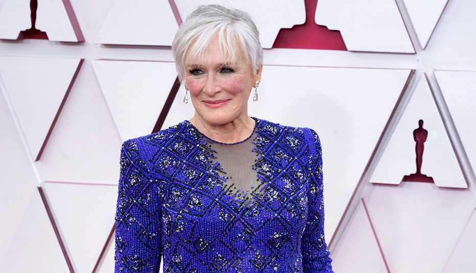 Glenn Close en la alfombra roja de la 93ª Entrega Anual de los Premios de la Academia.