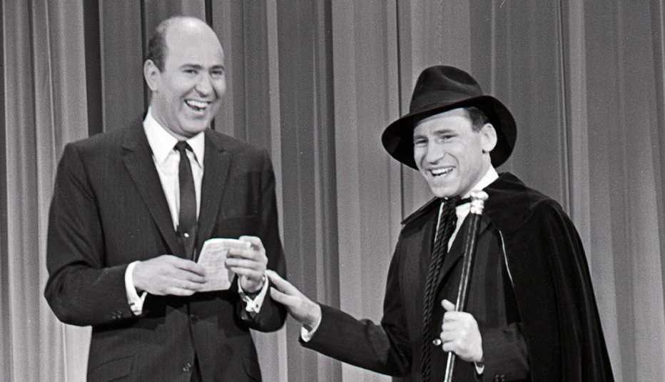 Carl Reiner (izquierda) y Mel Brooks.