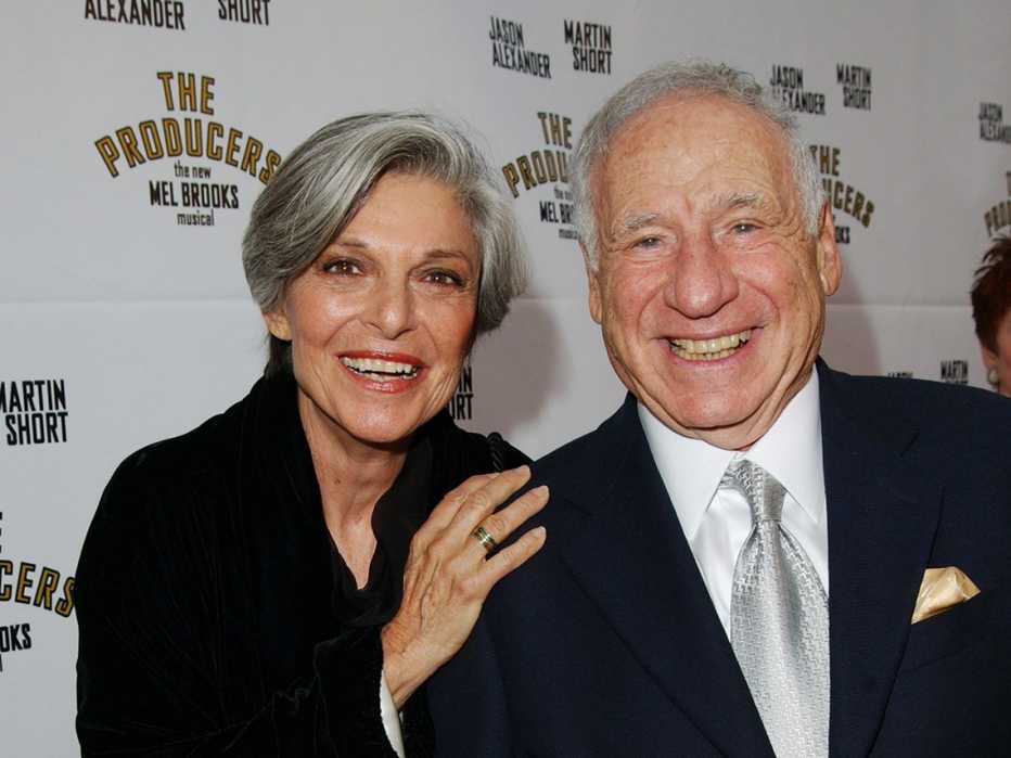 Anne Bancroft y Mel Brooks.