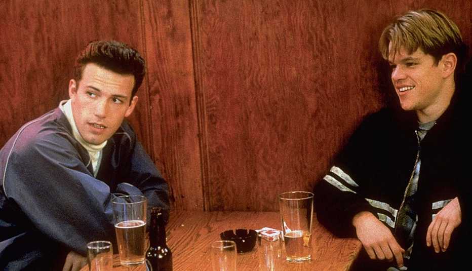 Ben Affleck y Matt Damon en "Good Will Hunting".