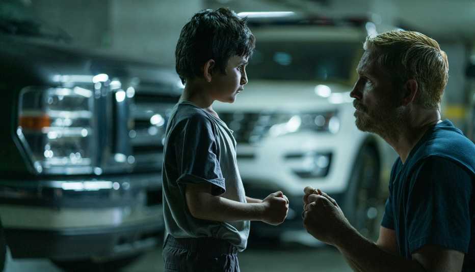 Jim Caviezel en una escena de "Sound of Freedom".