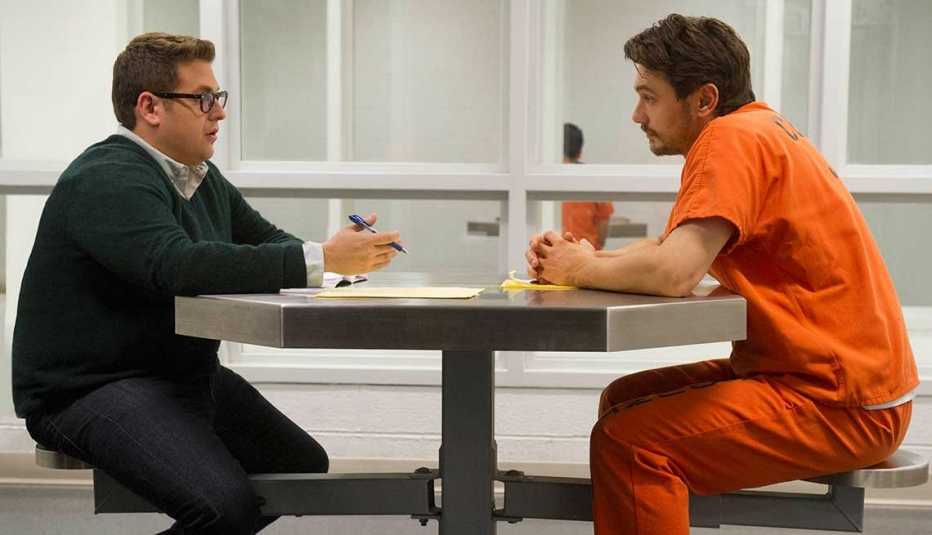 Jonah Hill y James Franco en una escena de True Story.