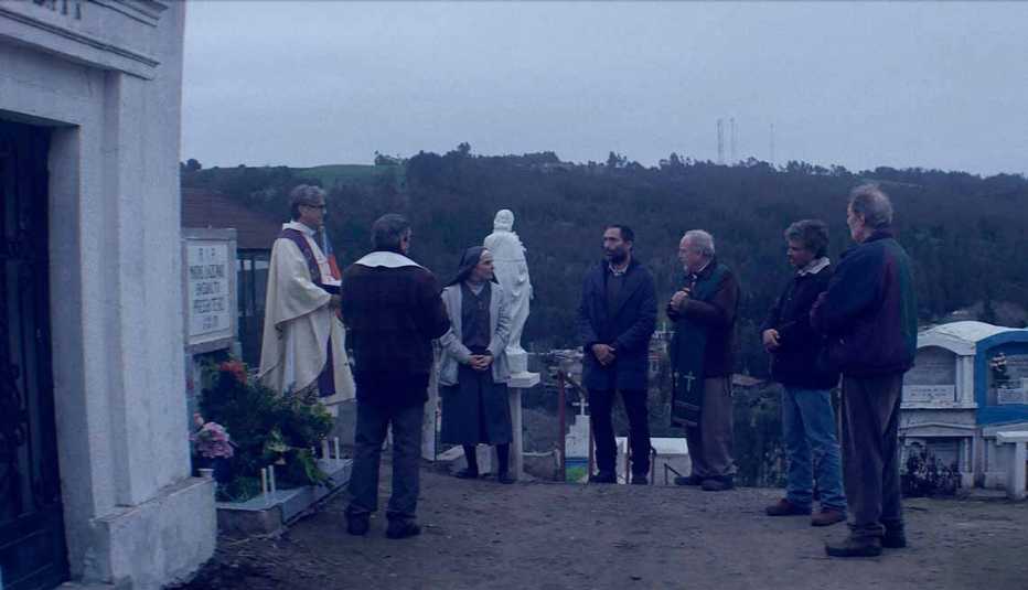 Escena de la película chilena, El club