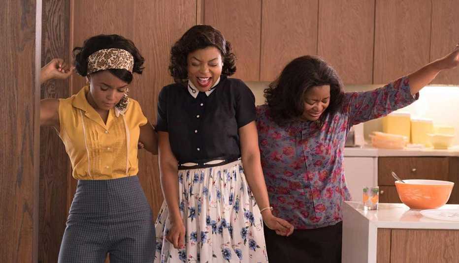 Janelle Monae, Taraji P. Henson y Octavia Spencer en la película 'Hidden Figures'