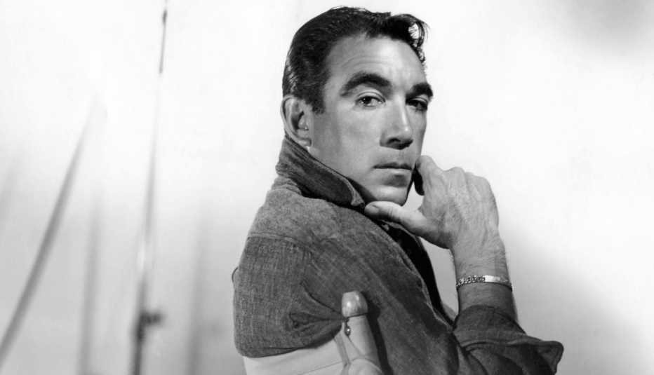 El actor Anthony Quinn.