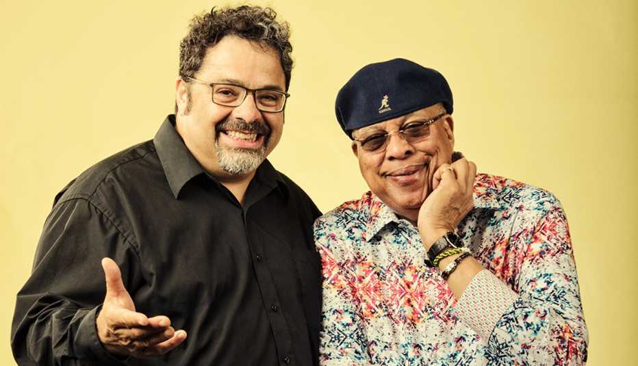 Retrato de Arturo O'Farrill y Chucho Valdés