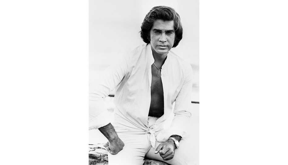 José Luis Rodríguez, El Puma. Un recorrido a la carrera del cantante venezolano. En una foto para la agencia de noticias EFE. Madrid, 1979