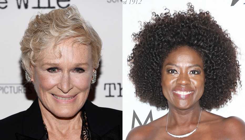 Maquillaje de Glenn Close y Viola Davis