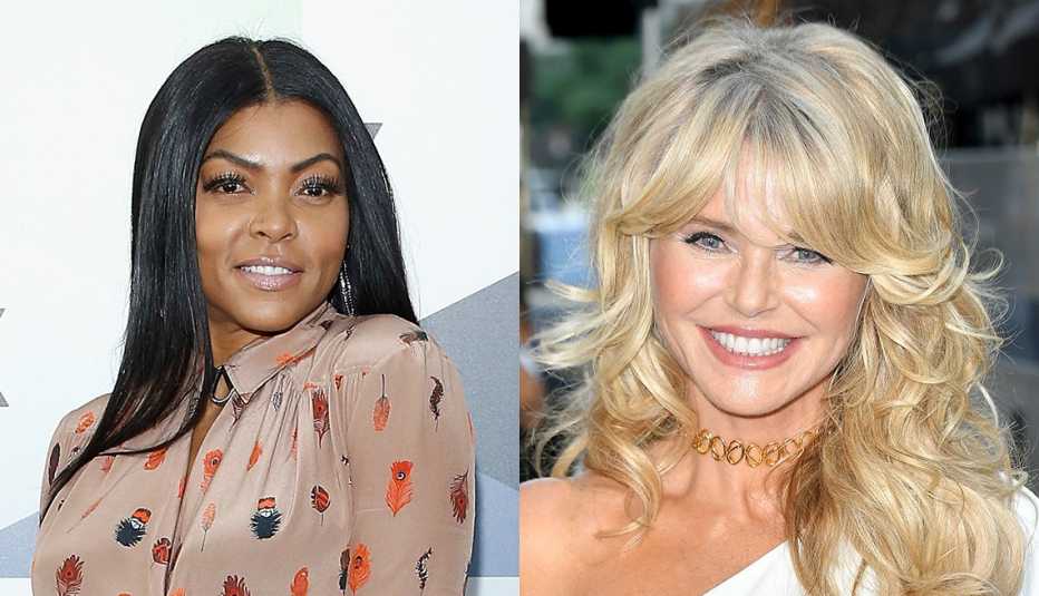Maquillaje de Taraji P. Henson y Christie Brinkley