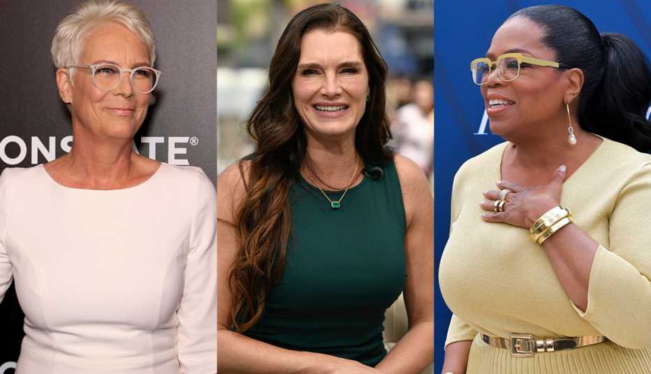 Jamie Lee Curtis, Brooke Shields, Oprah Winfrey
