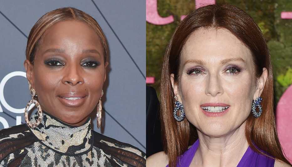 Mary J Blige y Julianne Moore