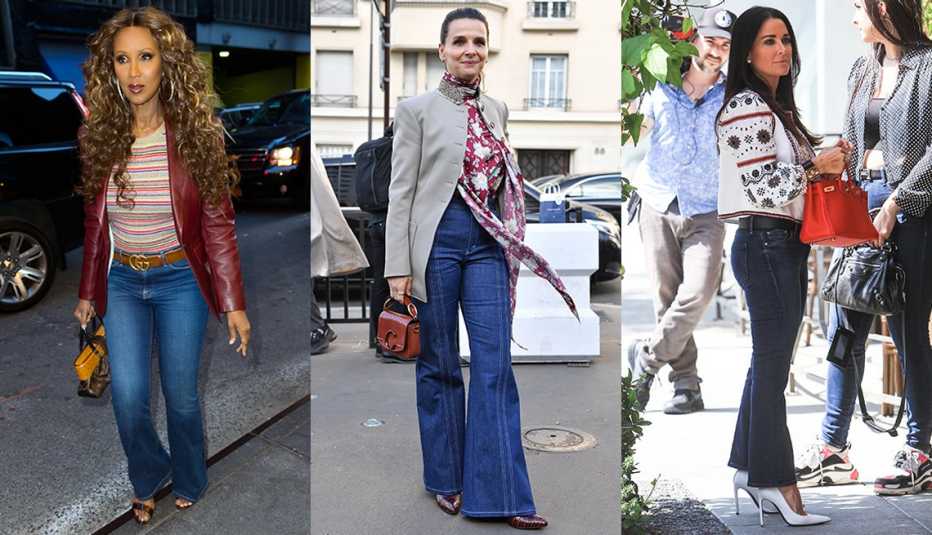 Iman, Juliette Binoche y Kyle Richards.