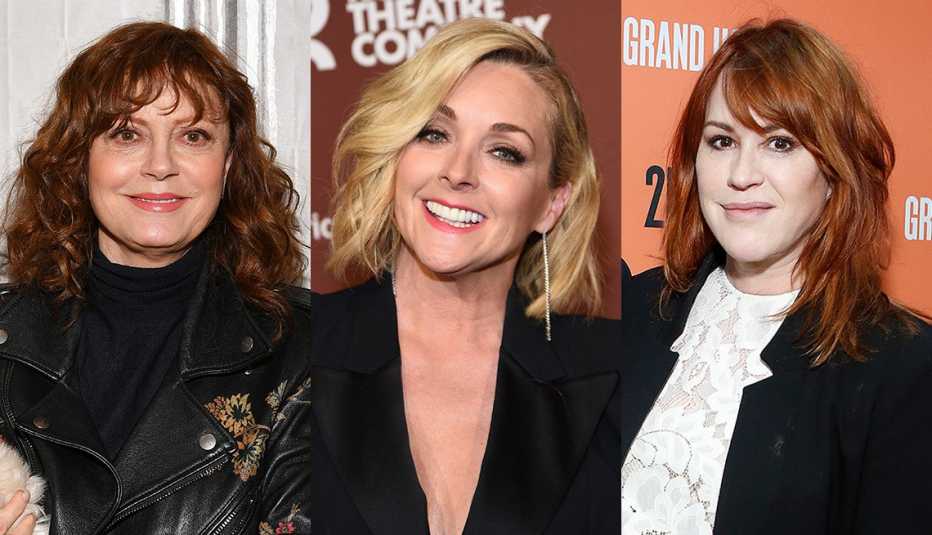 (De izquierda a derecha) Susan Sarandon, Jane Krakowski y Molly Ringwald