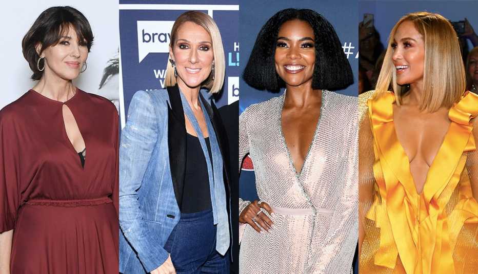 Celine Dion, Monica Bellucci, Gabrielle Union y Jennifer Lopez