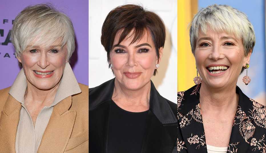 Glenn Close, Kris Jenner y Emma Thompson