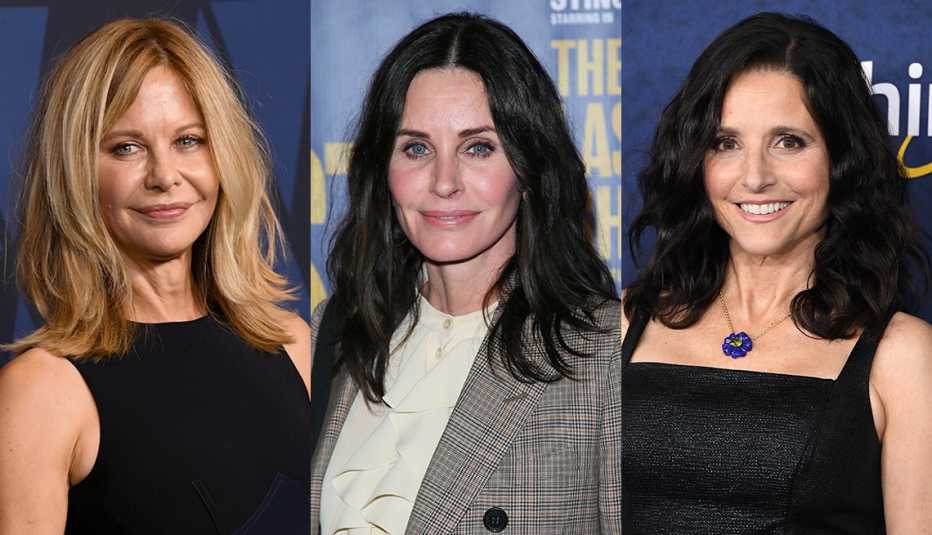 Meg Ryan, Courteney Cox y Julia Louis-Dreyfus