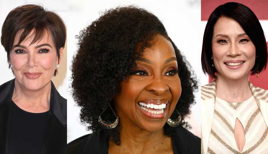 (Izquierda a derecha) Kris Jenner, Gladys Knight y Lucy Liu. (Izquierda a derecha) Kris Jenner, Gladys Knight y Lucy Liu.