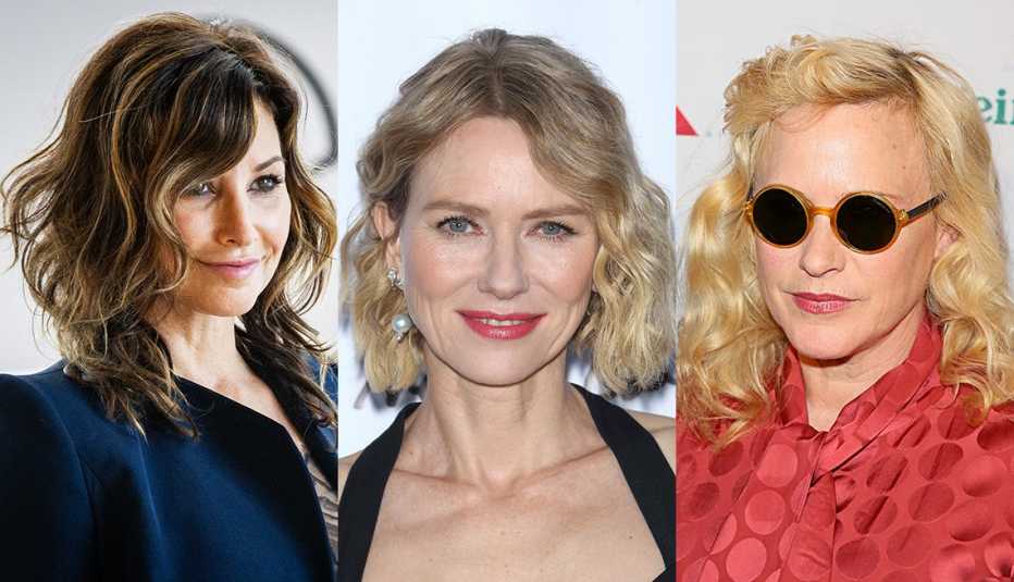 (Izquierda a derecha) Gina Gershon, Naomi Watts y Patricia Arquette.