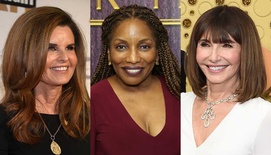 (Izquierda a derecha) Maria Shriver, Stephanie Mills y Mary Steenburgen. (Izquierda a derecha) Maria Shriver, Stephanie Mills y Mary Steenburgen.