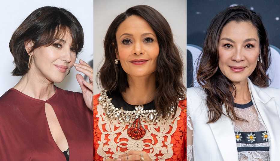 (Izquierda a derecha) Monica Bellucci, Thandie Newton y Michelle Yeoh. (Izquierda a derecha) Monica Bellucci, Thandie Newton y Michelle Yeoh.