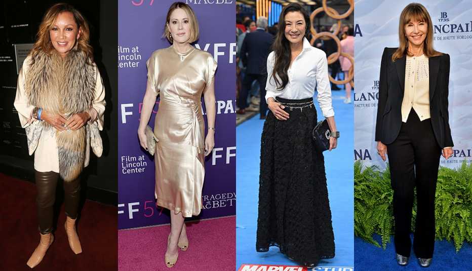  (De izq. a der.) Vanessa Williams, Molly Ringwald, Michelle Yeoh y Mary Steenburgen.