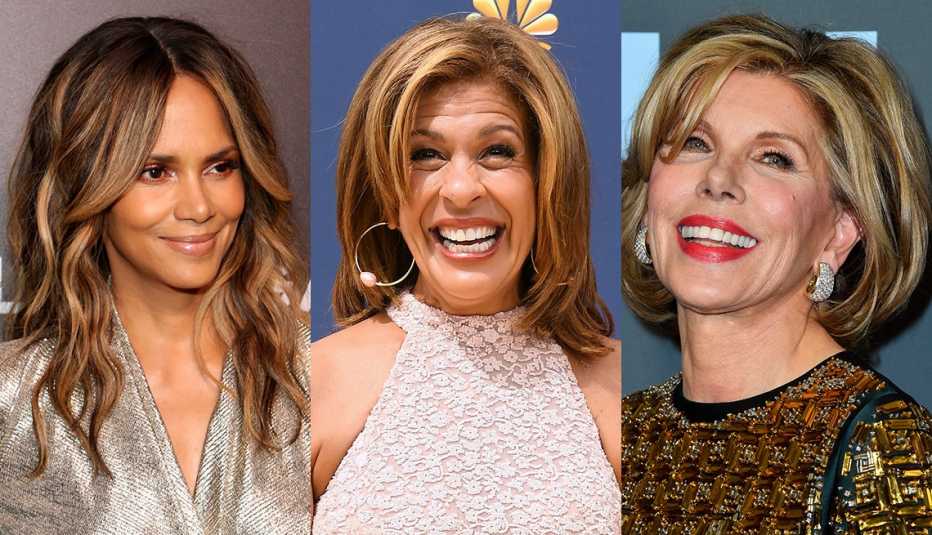  (De izquierda a derecha) Halle Berry, Hoda Kotb y Christine Baranski.
