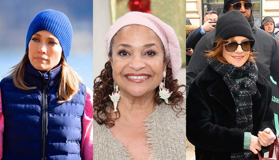 Las actrices Jennifer López (izquierda), Debbie Allen (centro) e Isabelle Huppert.