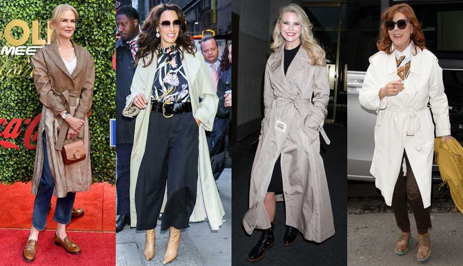 (Izquierda a derecha) Nicole Kidman, Jennifer Beals, Christie Brinkley y Susan Sarandon.
