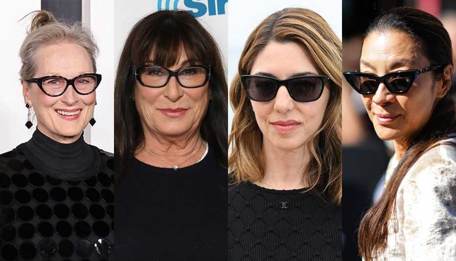 (Izquierda a derecha) Meryl Streep, Anjelica Huston, Sofia Coppola y Michelle Yeoh.