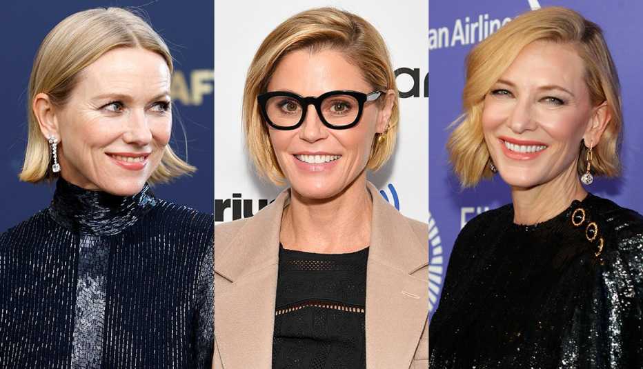  (Izquierda a derecha) Naomi Watts, Julie Bowen y Cate Blanchett.