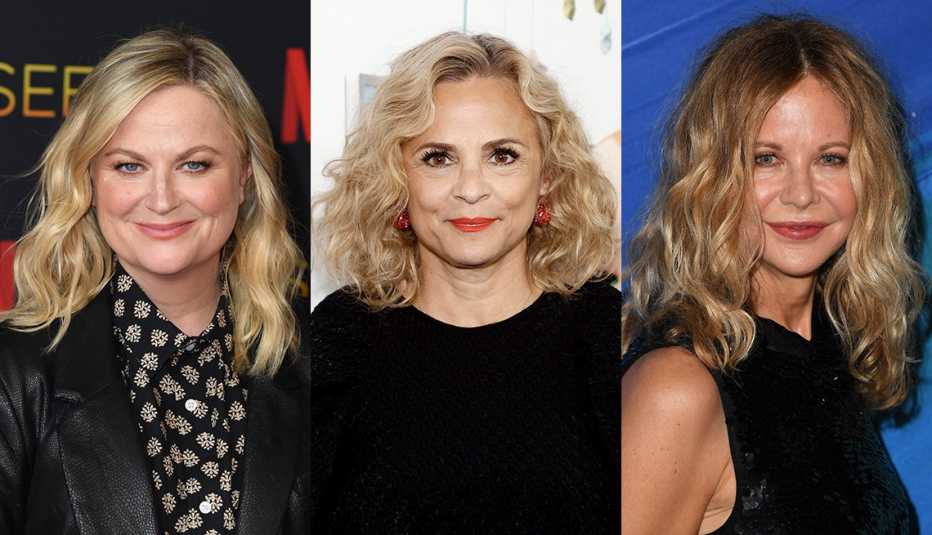  (Izquierda a derecha) Amy Poehler, Amy Sedaris y Meg Ryan.