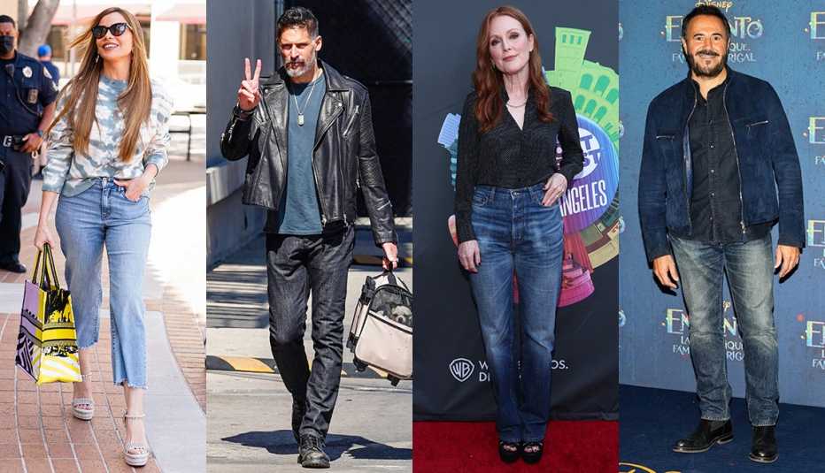 (Izquierda a derecha) Sofia Vergara, Joe Manganiello, Julianne Moore y Jose Garcia.
