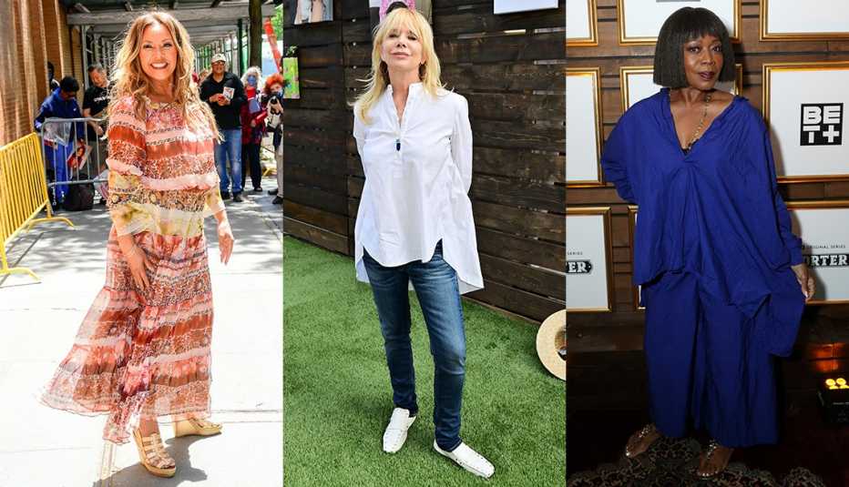 (Izquierda a derecha) Vanessa Williams, Rosanna Arquette y Alfre Woodard.