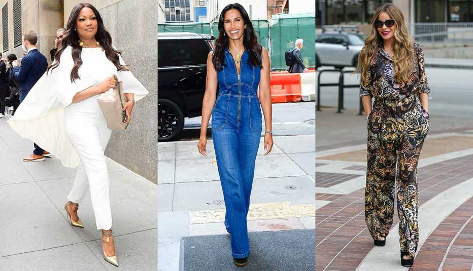(Izquierda a derecha) Garcelle Beauvais, Padma Lakshmi y Sofia Vergara.