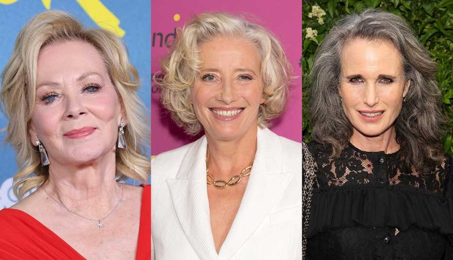 (Izquierda a derecha) Jean Smart, Emma Thompson y Andie MacDowell.