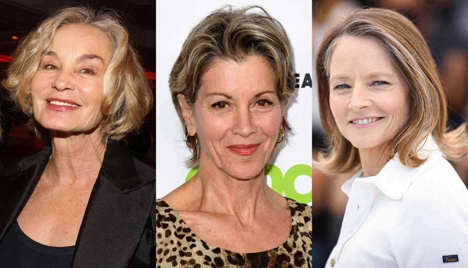 (De izquierda a derecha) Jessica Lange, Wendie Malick y Jodie Foster.