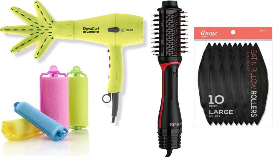 Opciones de secadores de cabello.