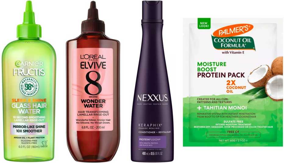 Productos para restaurar y reavivar el cabello.