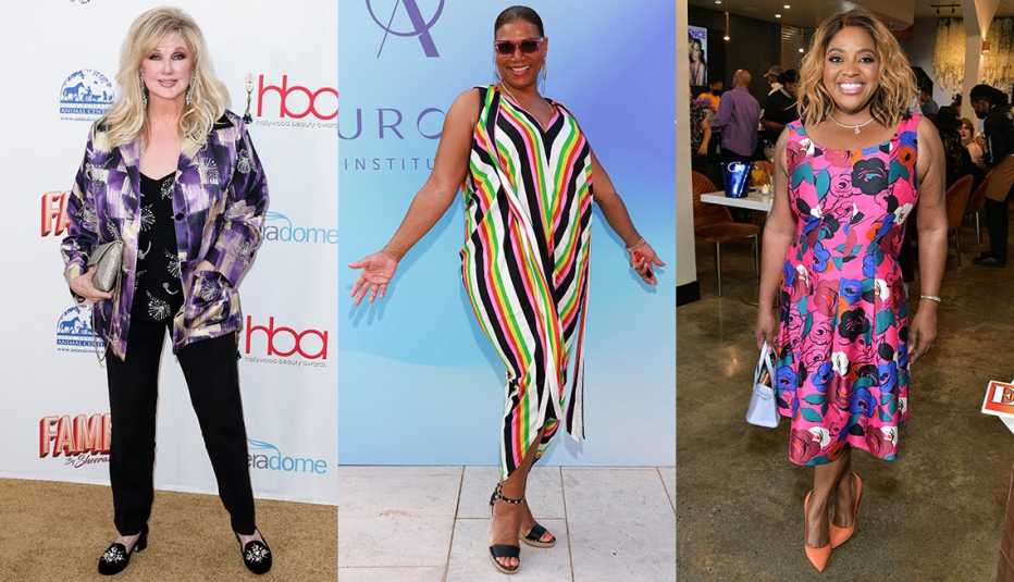 Morgan Fairchild, Queen Latifah y Sherri Shepherd. Morgan Fairchild, Queen Latifah y Sherri Shepherd.