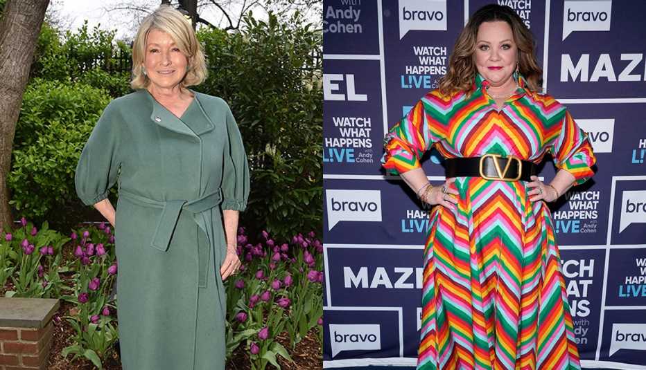 Martha Stewart y Melissa McCarthy.