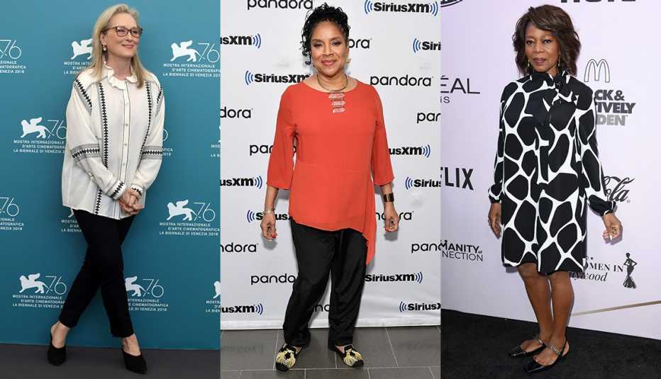 Meryl Streep, Phylicia Rashad y Alfre Woodard.